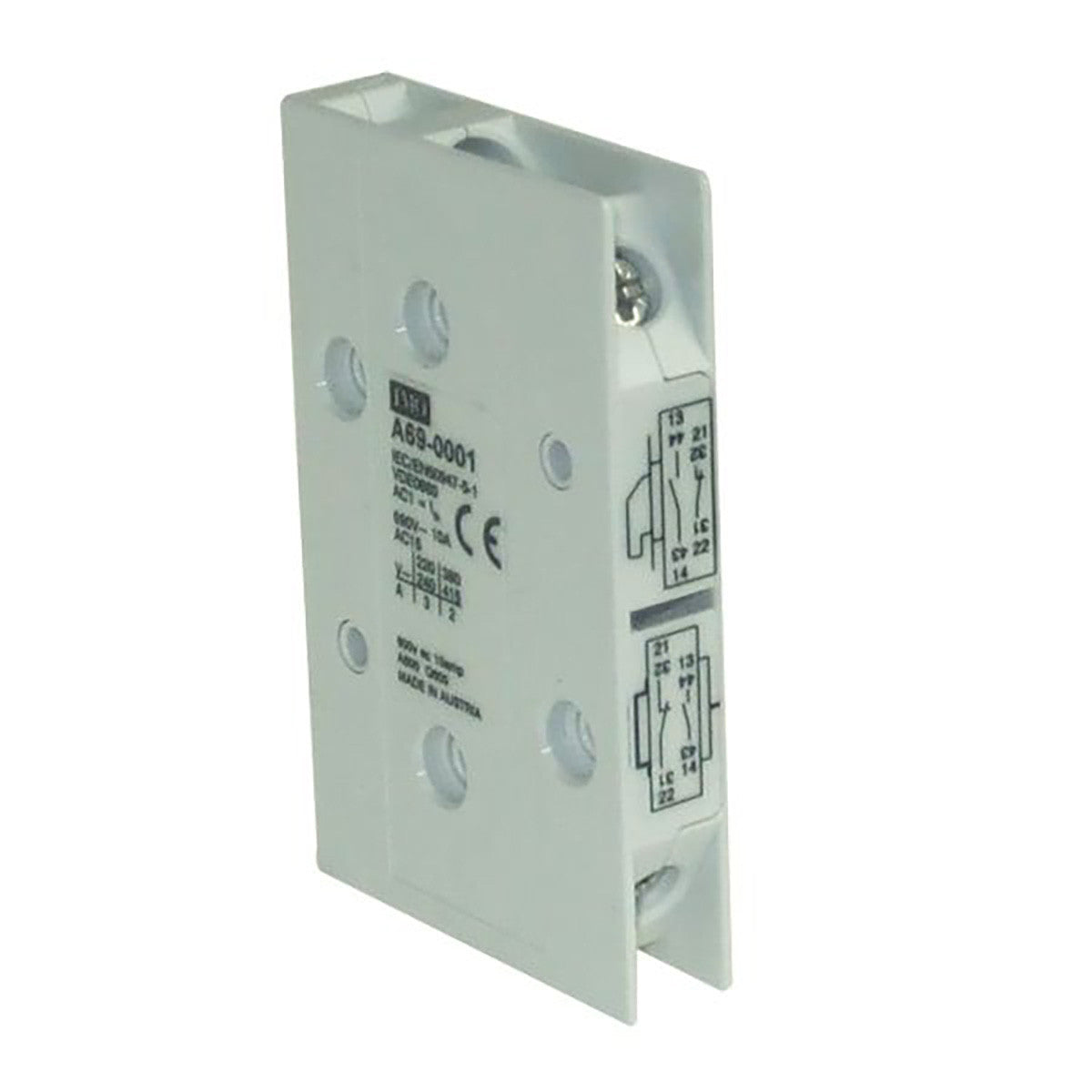 AUXILIARY CONTACT 1 NORMALLY OPEN AND 1 NORMALLY CLOSED