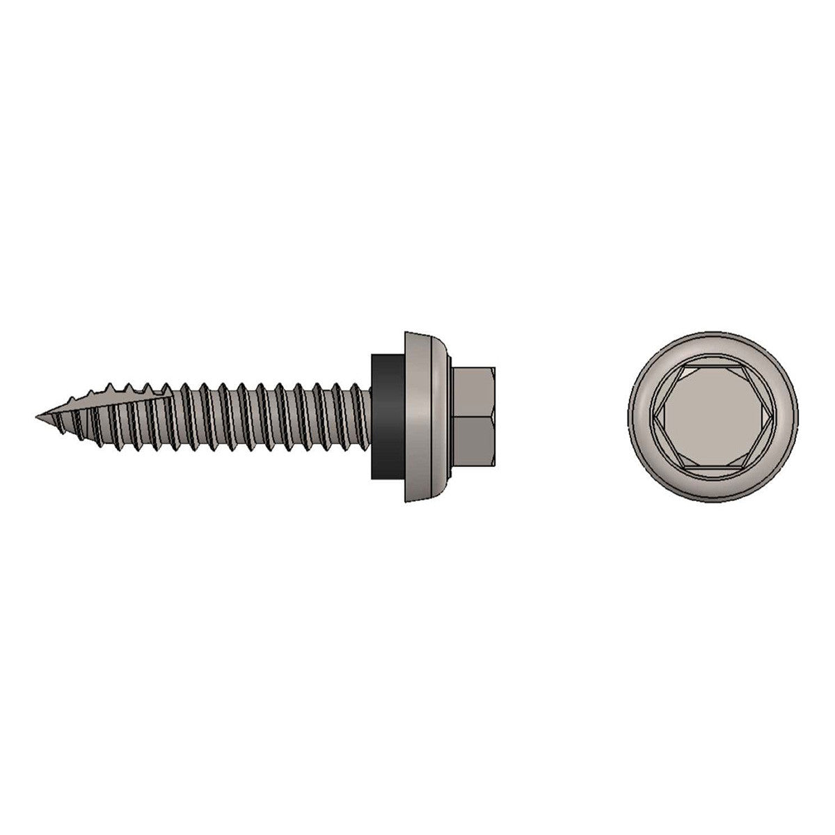 14 x 1.5" Metal to Wood Screw