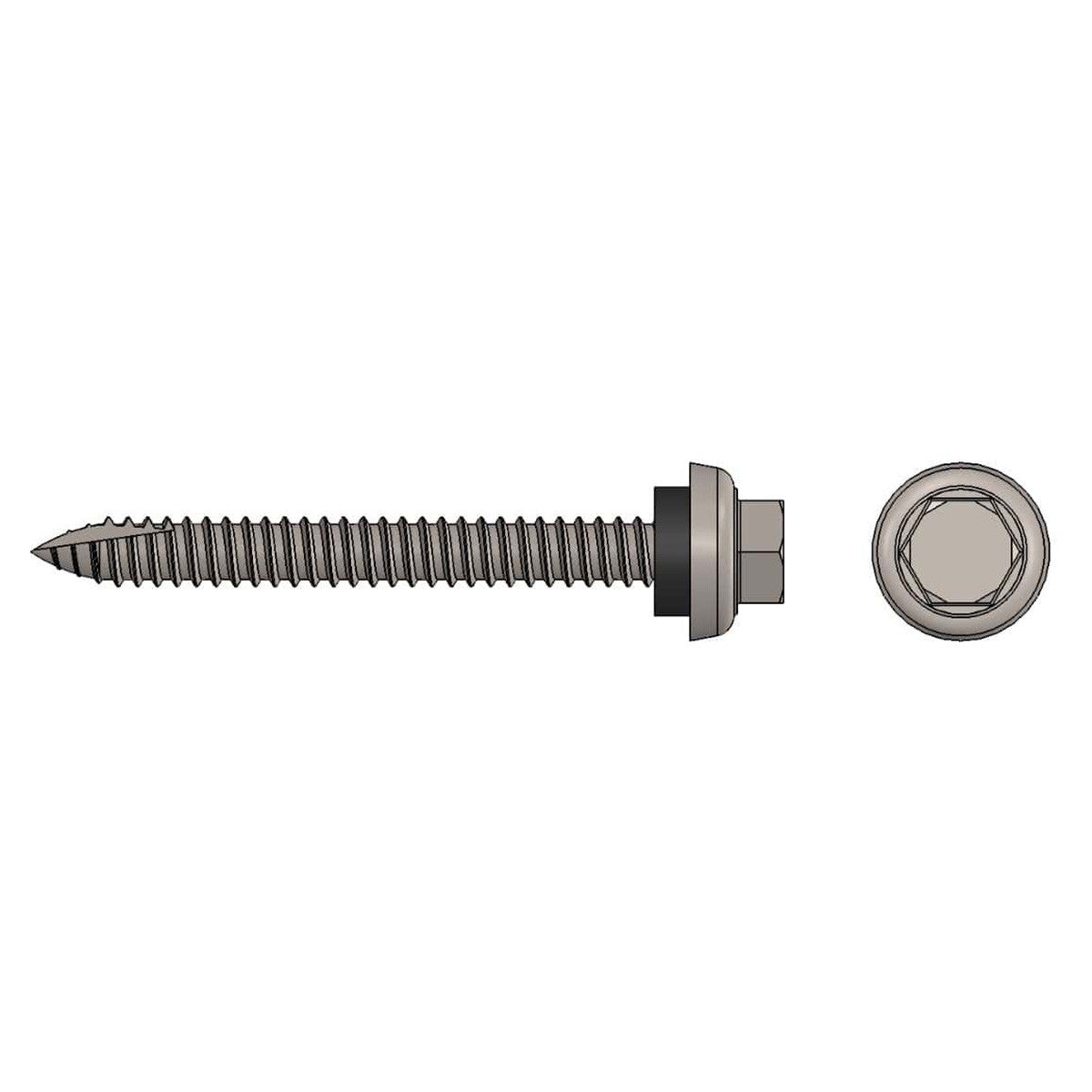 14 x 2.5" Metal to Wood Screw