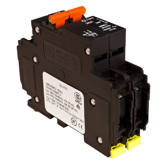 MidNite Solar MNEAC20-2P, Din rail mount, 20A, 2-Pole, 120/240VAC breaker